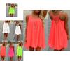 Abito Casual da Donna in Rete No Ip con Vita Larga per Stile Streetwear