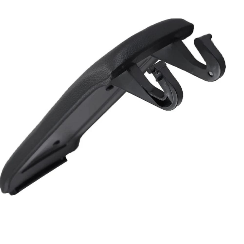 Black Leather Armrest Center Box Console Lid Cover Fora4 S4 A6