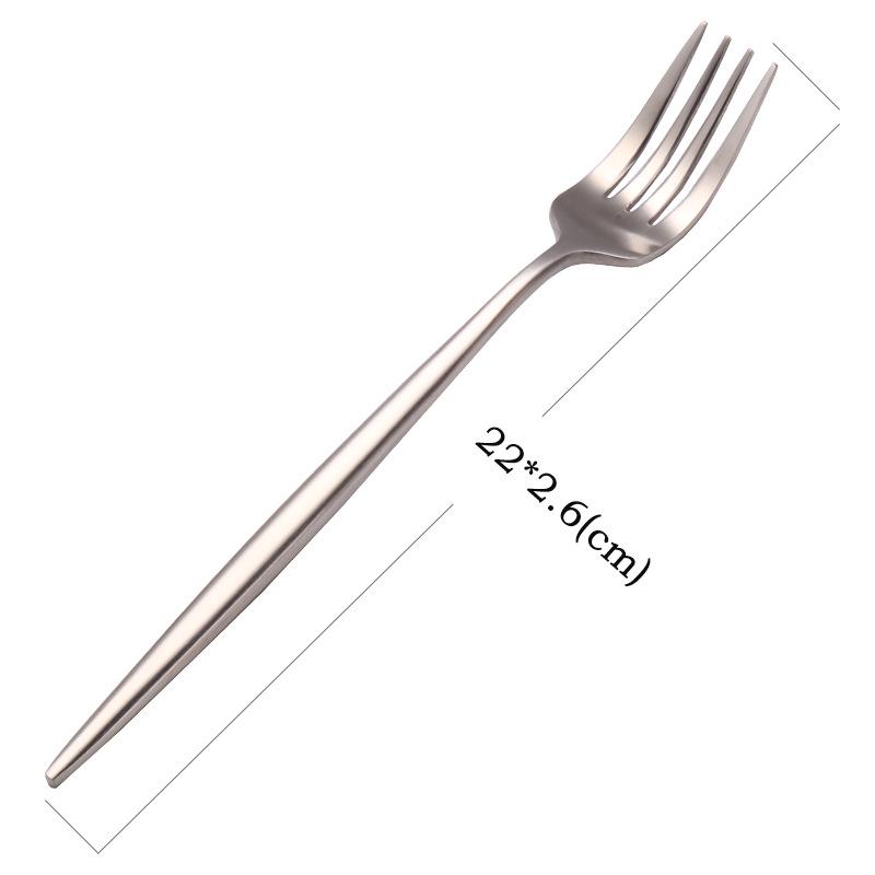 Family Dinner Set Wedding Stainless Steel Dinner Knife Fork Spoon Silverware Set