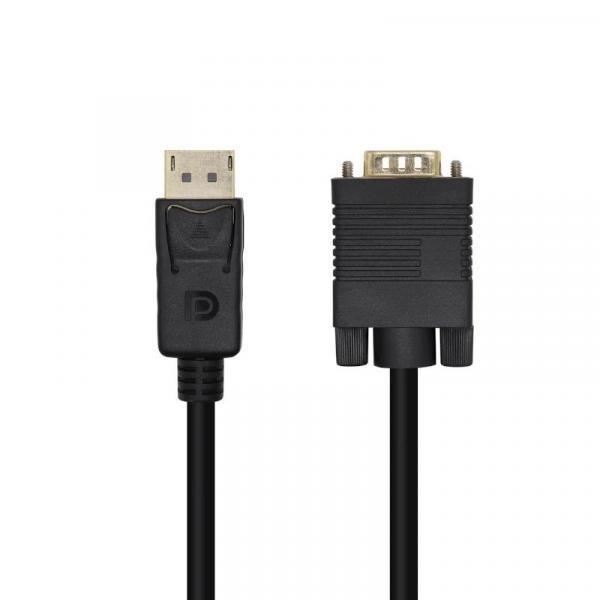 AISENS A125-0365. Longueur de Câble: 2 m, Konektor 1: DisplayPort, Konektor 2: VGA D-SUB. Certifikáty udržitelnosti: RoHS.
