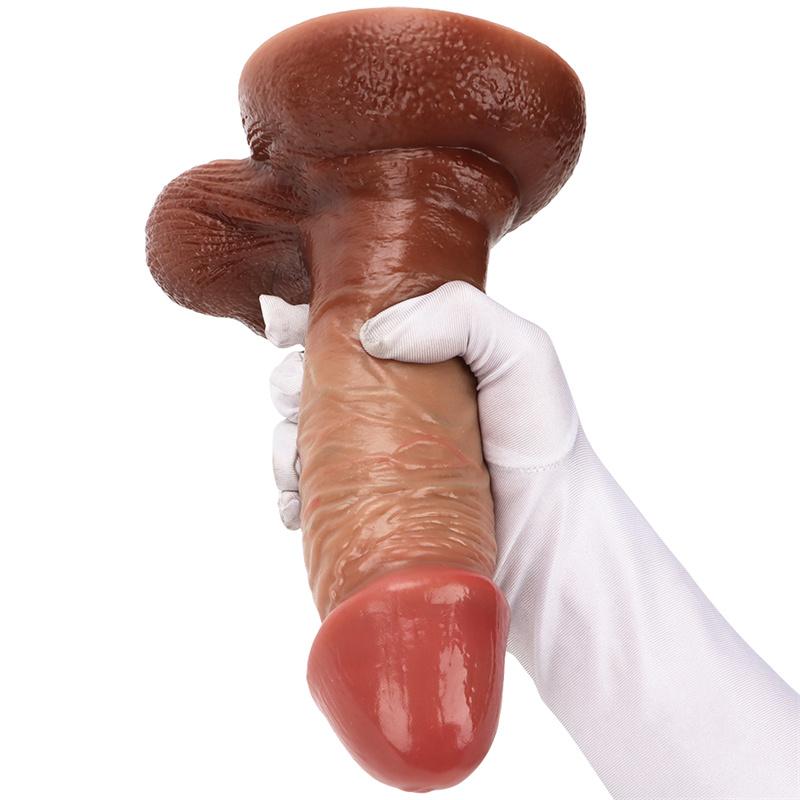 Żeński 4 typ płynnego silikonu Super miękkie Dildo Bardzo gruby imitacja Dildo Urządzenie do masturbacji Produkty dla dorosłych