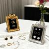 Victorian Style Photo Prop Antique Golden Ring Holder Earring Display Stand Jewelry Photography Display Vintage Background