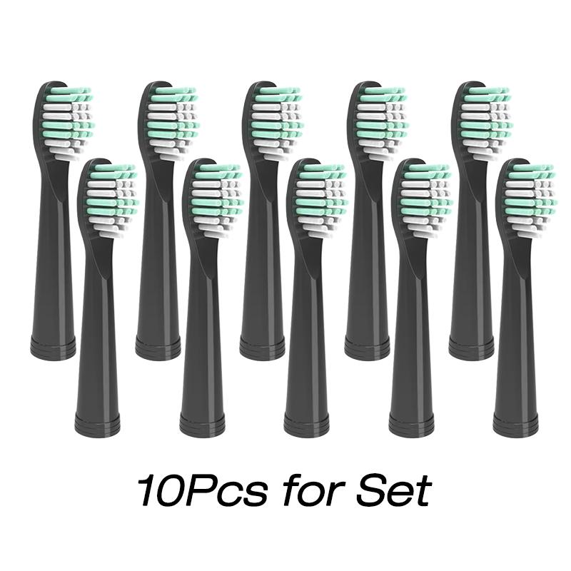 Cabeças de escova de dentes de substituição compatíveis com a cabeça de escova elétrica de substituição Seago Sonicare Soft