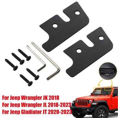 1 sada hliníkových klipů na sluneční clonu, náhradní díly pro Jeep Wrangler JK JL 2018-2023, sada na opravu sluneční clony