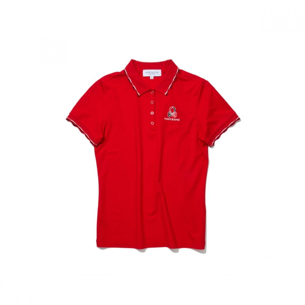 Mark   Lona W Gn Wave Collar Ss Polo