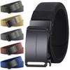 Men's Adjustable Elastic Tactical Nylon Belt with Automatic Buckle