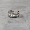 Used PHILIPPE AUDIBERT CRAIG 3 Silver Cross Ring