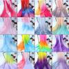 Tessuto chiffon sfumato ombre 1M, tessuto in organza tulle sottile 30D per costume cosplay fai da te, abito Hanfu in stile antico