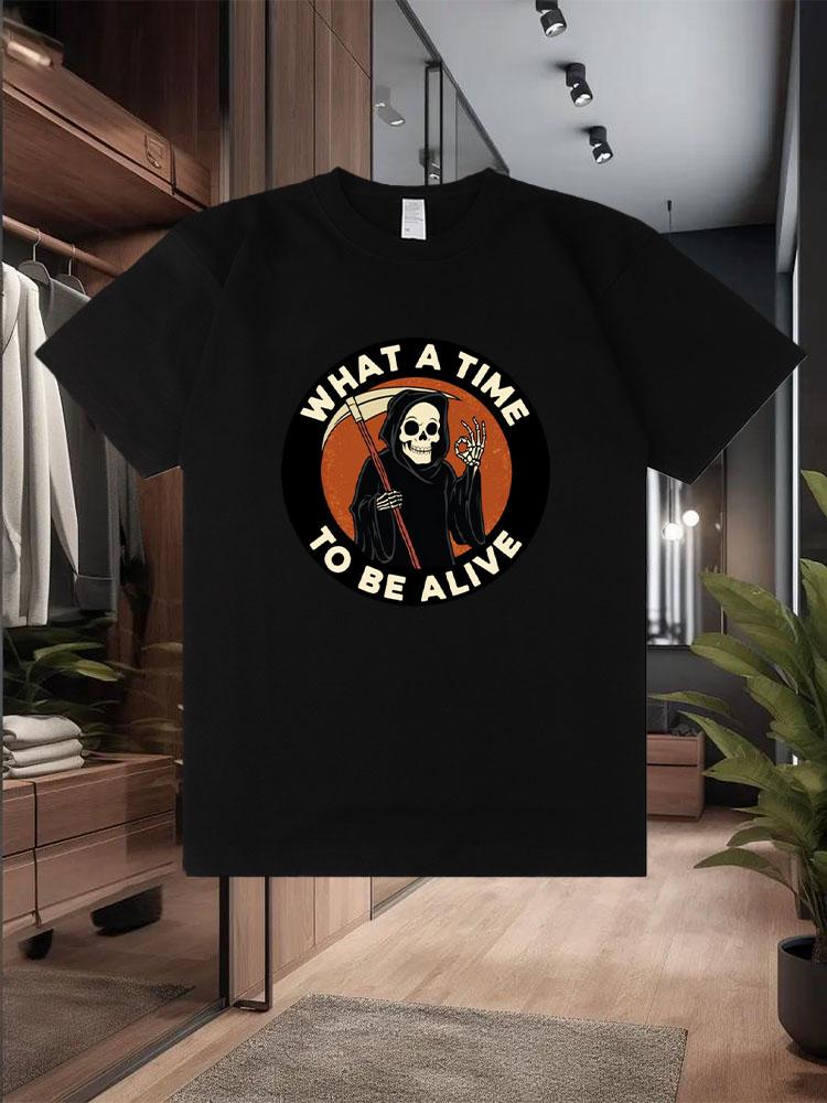 2025 Léto Nové 100% Čistá Bavlna Pánská Trička Módní Design