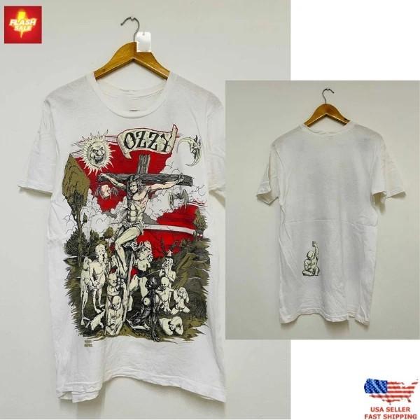 Винтажная футболка 90-х 1991 года Ретро Рок Металл Графическая футболка W2 Tee ГОРЯЧИЙ ТОВАР Унисекс Футболка XXXXL