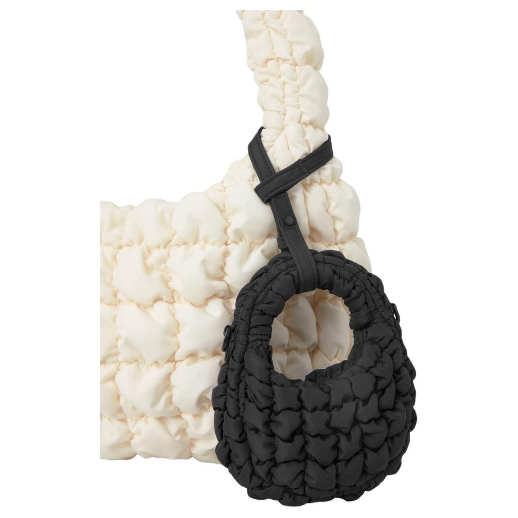 New COS Polyester Cloud Bag, Shoulder Bag, Crossbody Bag Mini Women's Black 1244108001