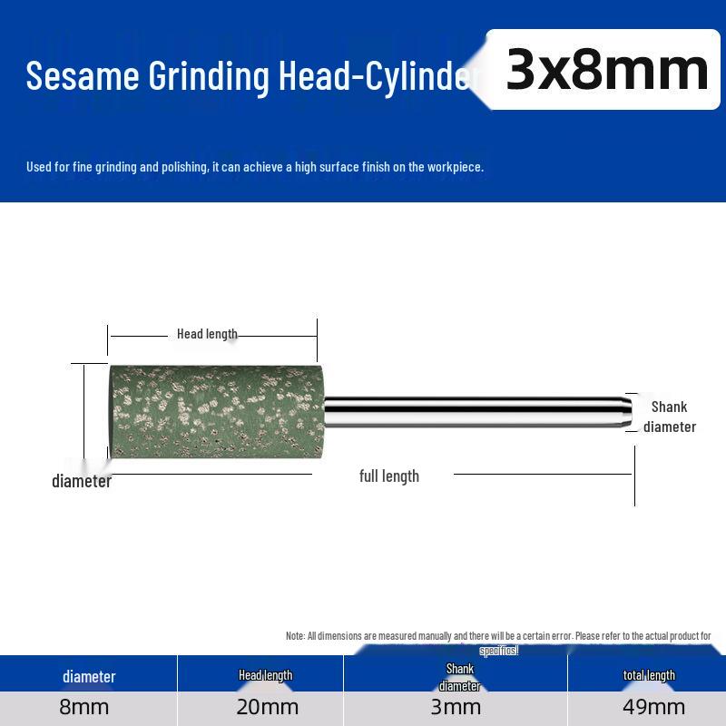 Sesam-Polierkopf für elektrische Schleifmaschinen: Jade Stein Gummi Schleifscheibe