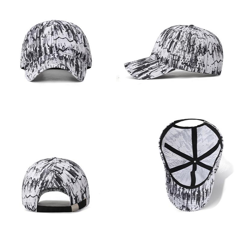 Pattern Retro Baseball Cap Unisex Sunshade Outdoor Cap
