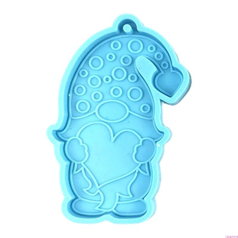 Keychain Epoxy Resin Mold Dwarfs Valentine s Day Keyring Casting Silicone Mould Material Crystal Mold Soap Making