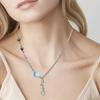 Süße Coole Zirkon Herz Anhänger Halskette Metall Herz Choker Mode Halskette Elegante Schlüsselbein Kette Y2K Schmuck