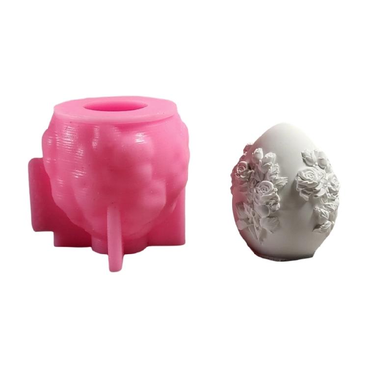 Versatile Silicone Display Mold For Easter Eggs Plaster Or Candle Creations Designed For Hobbyists And Gift Makers