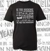 In het Begin Spoof Grappig T-shirt, Joke Meme, Grappige Uitspraak, In di beninging,