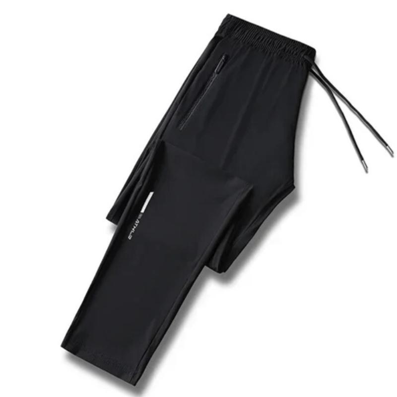 Ice Silk Breathable Men's Sports Pants Quick Drying Sweat-absorbing Comfortable Cool Outdoor Pants for Trousers