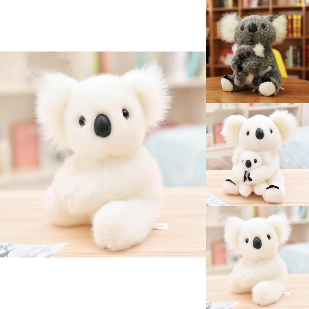 Adorable Koala Bear Plush Toys Featuring Sitting Mother And Baby Stuffed Dolls