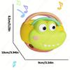 Non-Toxic Colorful Dinosaur Rattle Grip Ball - Safe Abs Sensory For & Toddlers Rattle Sound Durable Shower Gift For Birthdays Christmas