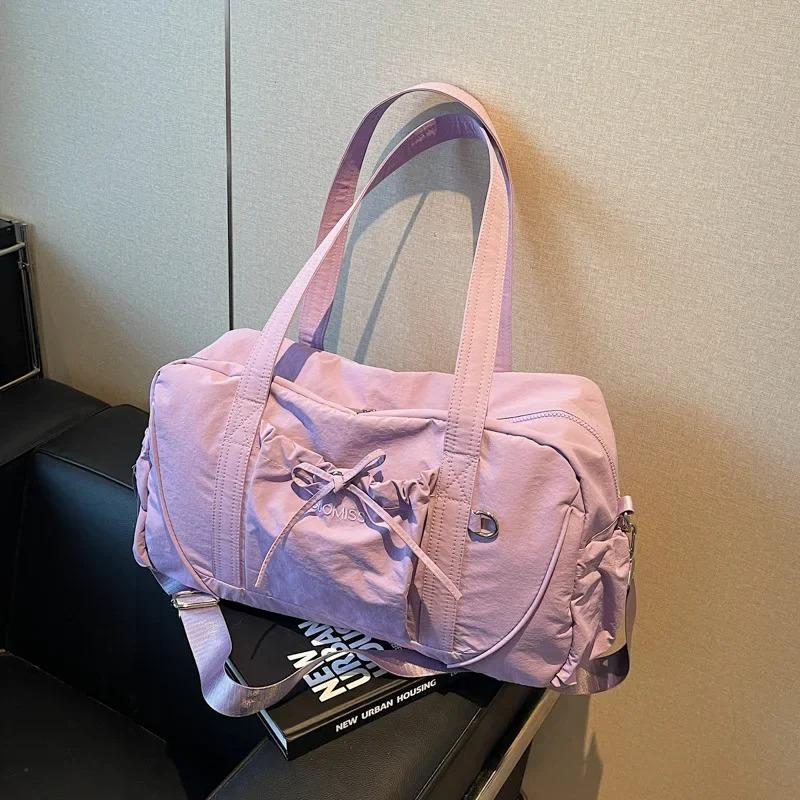 Neue Reisetasche Großes Fassungsvermögen Schulter Tragbar Gepäcktasche Reiseaufbewahrungstasche Bordtaschen Sport-Fitness-Taschen für Damen