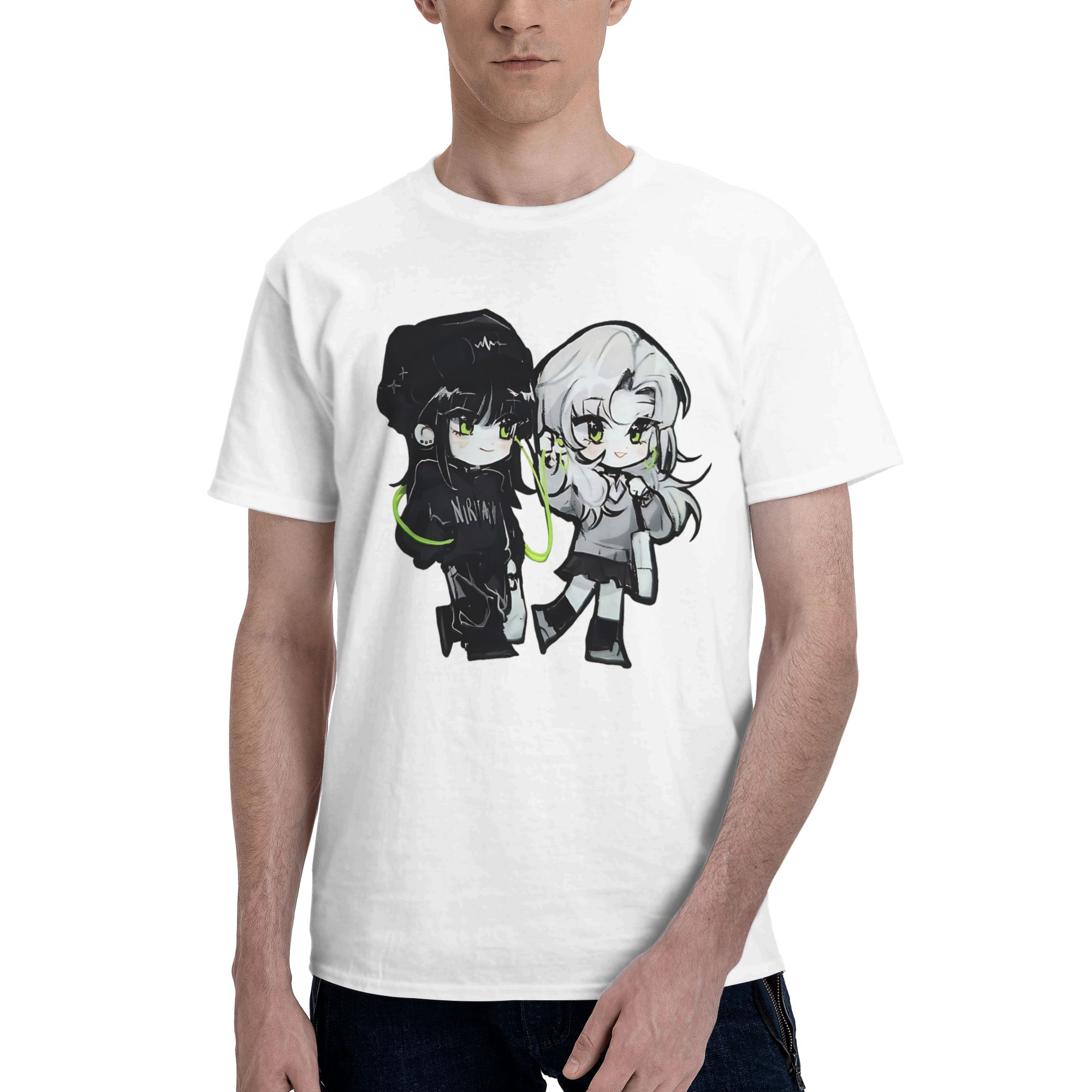 

Мужская Женская Футболка Мицуки Винтажные Хлопковые Футболки с Коротким Рукавом Тот Парень, Которым Она Интересовалась, Вообще Не Был Парнем Футболки Топы Взрослые 4XL