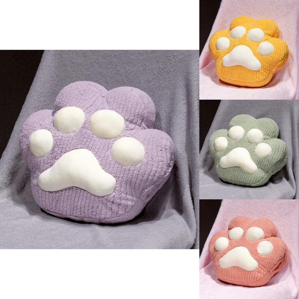 Katzenpfoten Plüschkissen mit Decke Multifunktionales Büro Nickerchenkissen für Frauen und Jugendliche