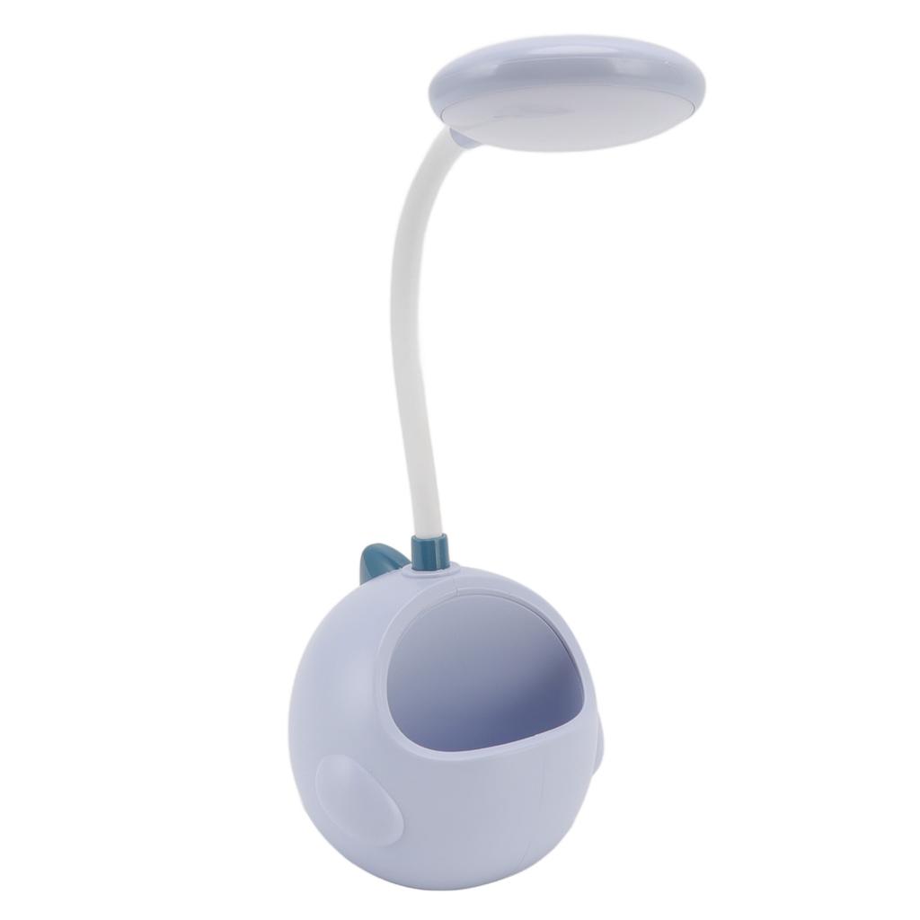 Small Desk Light with Pen Holder Comfortable Decorative Practical No Noise LED USB Small Table Lamp