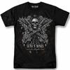 Guns N Roses Skeleton Guns T Shirt Hard Rock Band Mens Black Cotton Unisex S-4XL