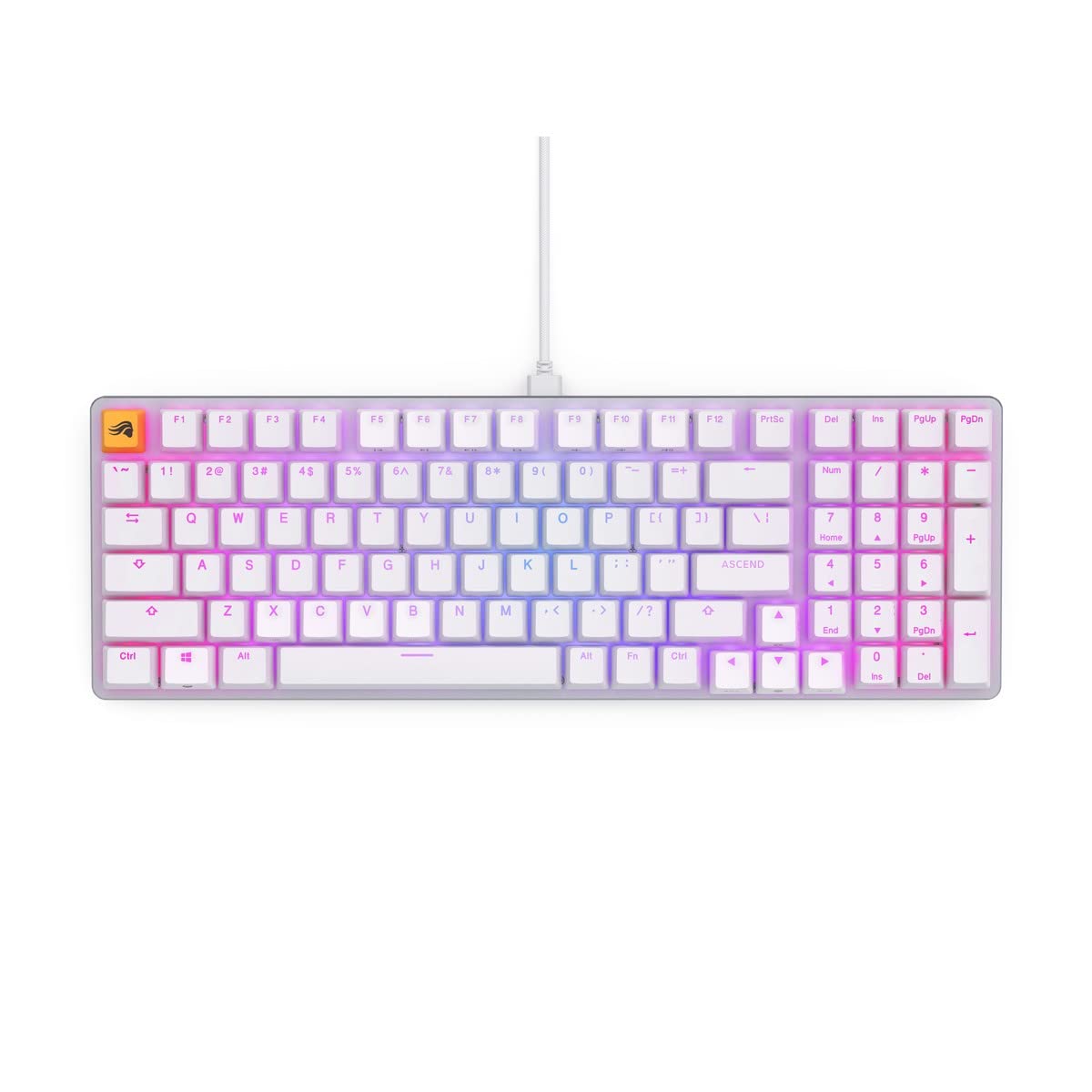 

Glorious GMMK 2 Full Size Prebuilt White Mechanical Keyboard KB634 - GLO-GMMK2-96-FOX-W білий