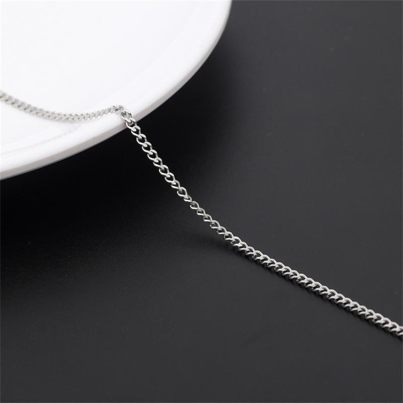 Lanț Fin din Oțel Inoxidabil 304 și Oțel Titan pentru Bijuterii, Breloc, Panou Publicitar sau Geantă