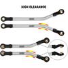 INJORA Conjunto de Links de Chassi de Aço Inoxidável de Alta Folga para Crawler RC 1/18 TRX4M High Trail K10 F150, 41g/Conjunto