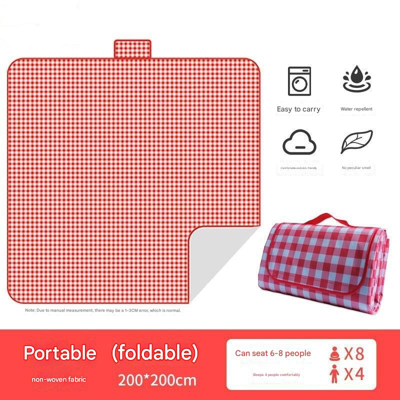 Moisture-proof picnic mat for outdoor camping, thickened portable tablecloth, enlarged mat for outings in spring and autumn Picn