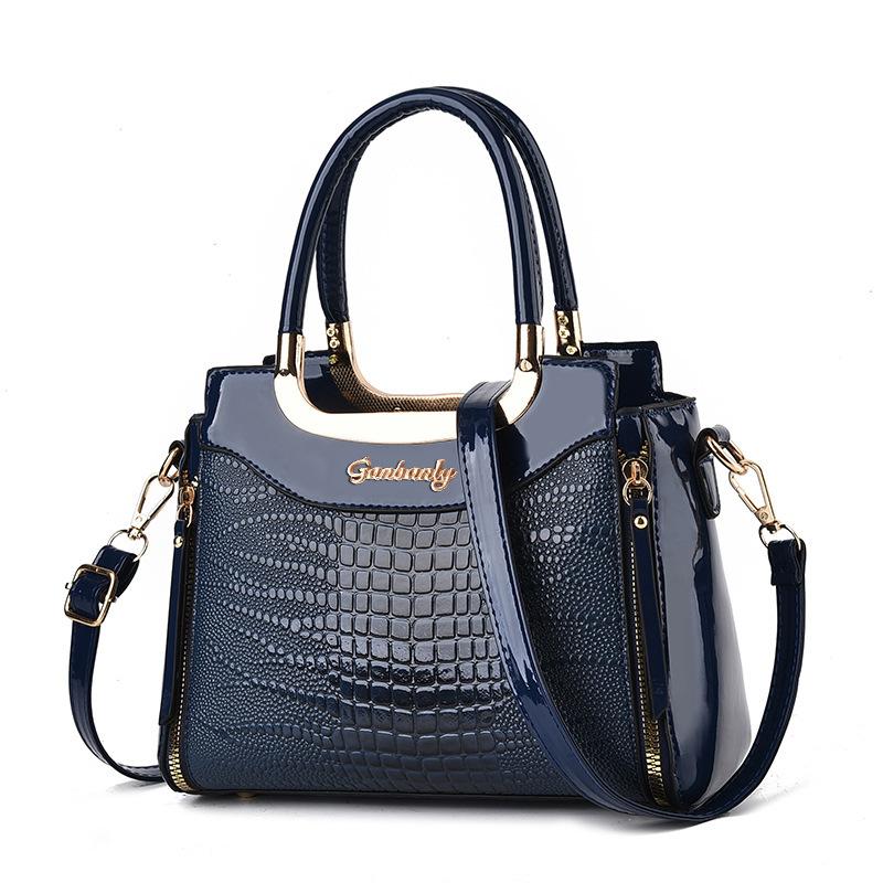 

New Trendy Spring and Summer Western Style Women s Fashionable and Atmospheric Texture, Simple and Versatile Single Shoulder Crossbody Handbag королівський синій колір