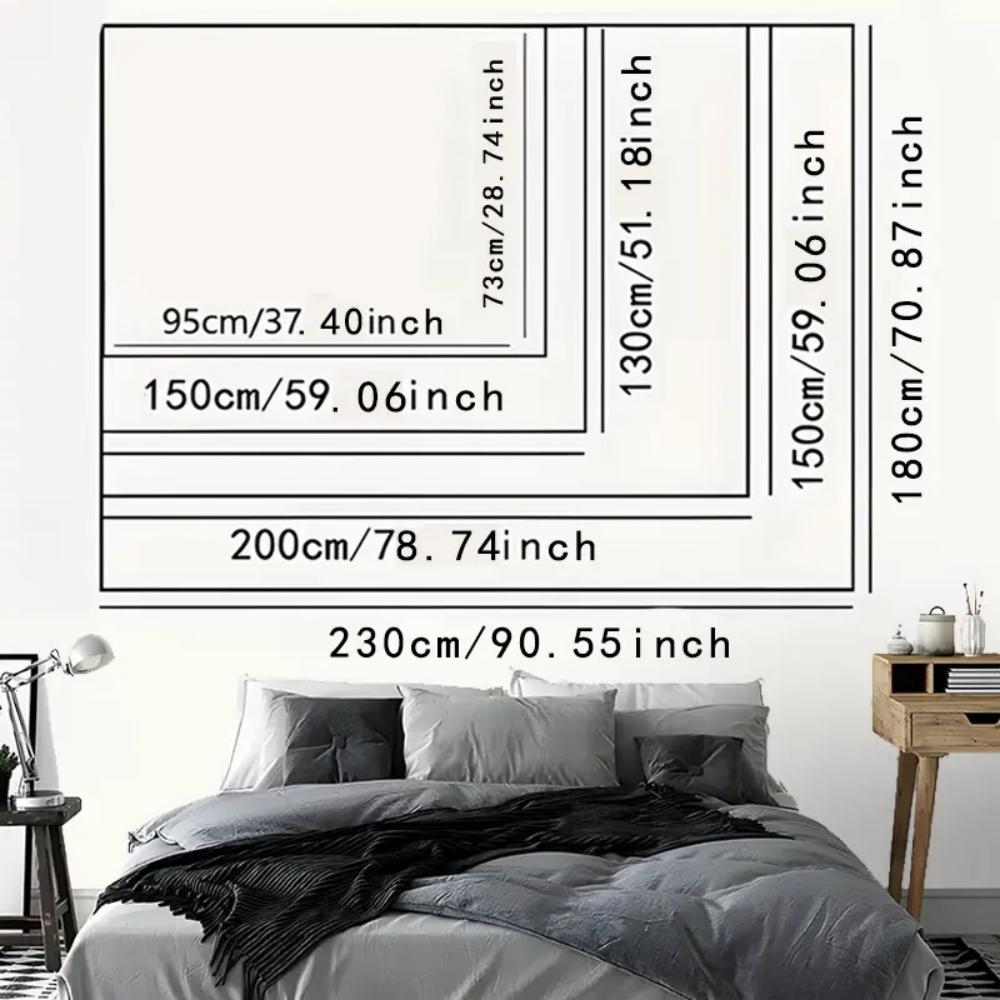 VIKAMA Nordic Mythology Angel Tapestry Ins Style Light Luxury Bedroom Living Room Background Wall Decoration Tapestry