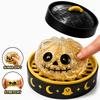 Halloween Pumpkin Squishy Toy with Steamer Lid Soft Slow Rising Stress Relief Toy for Kids and Adults Sensory Fidget Toy