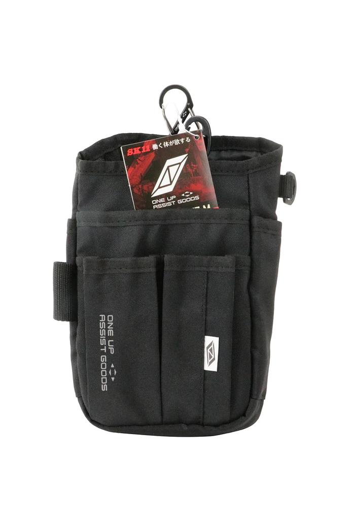 SK11 ONE UP ASSIST GOODS Medium Open Pocket for and Other Portable Items Multi-Pocket Scissors, Cutters, Pens, Notebooks, (SO-21)