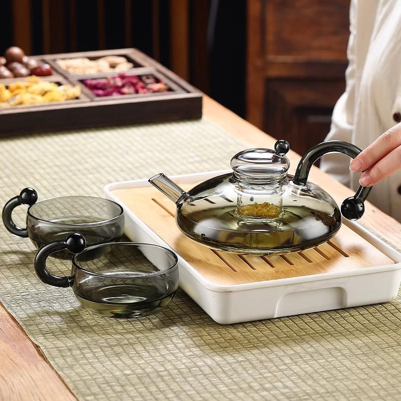 

Элегантный стеклянный набор для заваривания чая: Дизайн крысиного хвоста своими руками для офиса и гостиной