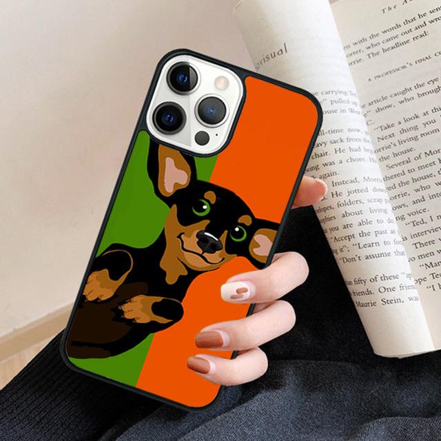 Dachshund Doberman Dog Phone Case Back Cover for IPhone 18 17 Air 16 15 14 13 11 12 Pro Max Plus Fundas Coque