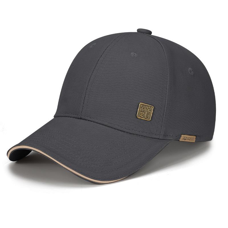 Men's Hat Four Seasons Baseball Cap Big Head Circumference Cap