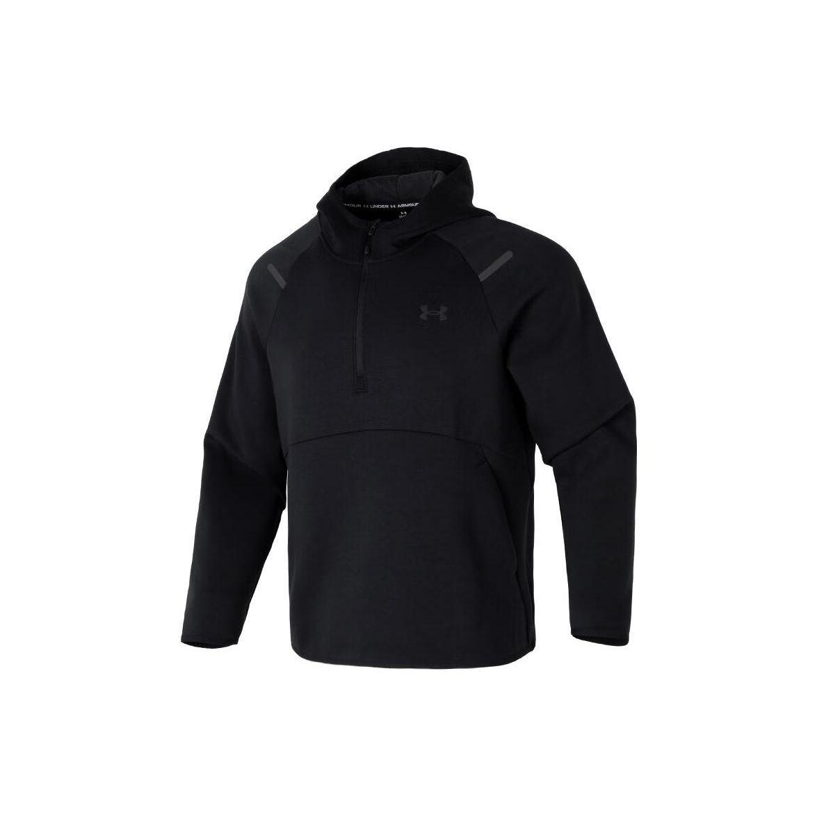 

Under Armour Solid Color Breathable Sports Hoodie Men Black 1379811-001 XL