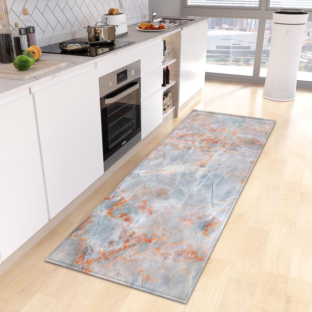 

Custom Made Kitchen Rug Bedroom Entrance Doormat Bath Living Room Floor Decor Carpet Home Bedside Hallway Non-Slip Long Foot Mat 40cmx60cm