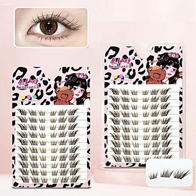 LuxeFlutter - Fox Eye Cluster False Lashes