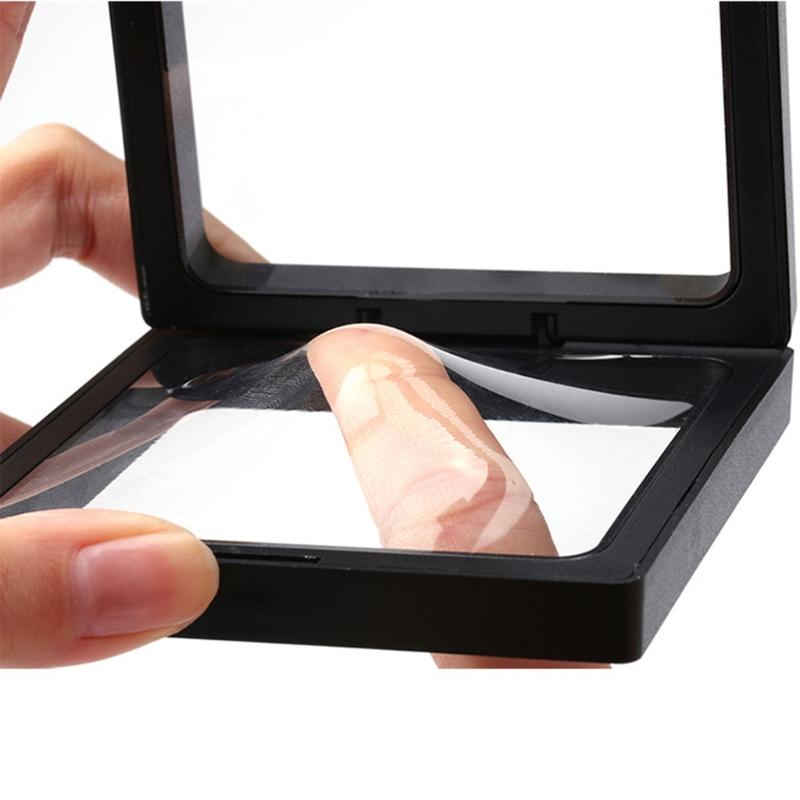 Challenge Coin Display Stand 3D Floating Transparent Phone for Case Jewelry Specimen Military Medal Stand Frame