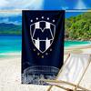 Monter-rey Football Crest Art Printed Beach Towel, Super Soft Microfiber, Perfect Gift Birthday, for Pool, Beach, Travel, for Family and Friends