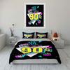 Cassette tapes and geometric shapes. Bedding sets Duvet cover sets Duvet covers Pillowcases(1 * Duvet Cover 2 * Pillowcases without duvet insert)