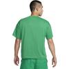 Nike T Shirts Men's Green Crew Neck Moderate Straight Fit FB7393-324