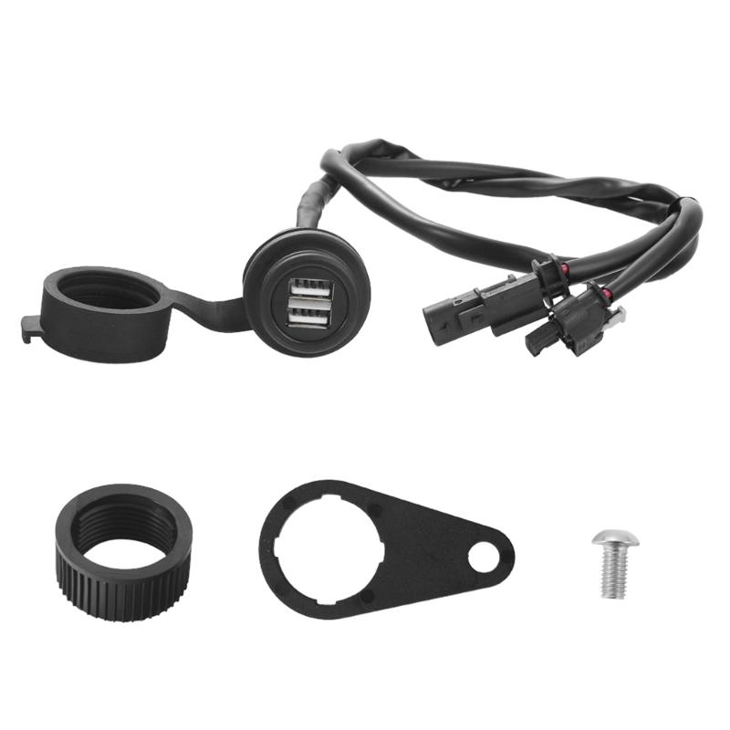 Motorcycles Phone Chargers Twin USB Adapter with Waterproof Cover USB Chargers for R1200GS R1250GS F700GS