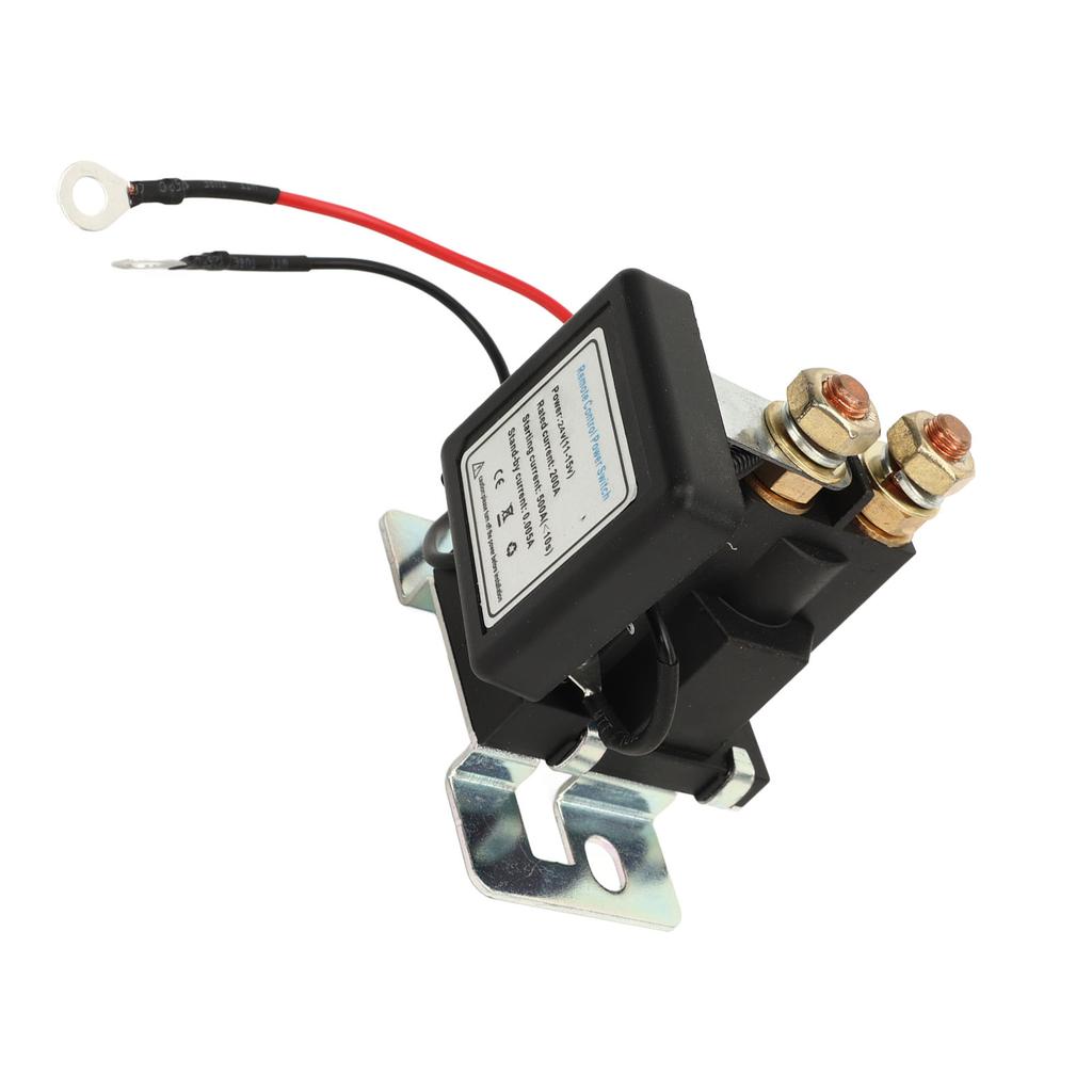Car Battery Disconnect Switch High Current Master Battery Power Kill Disconnector Switch with 2 Remote Control 24V