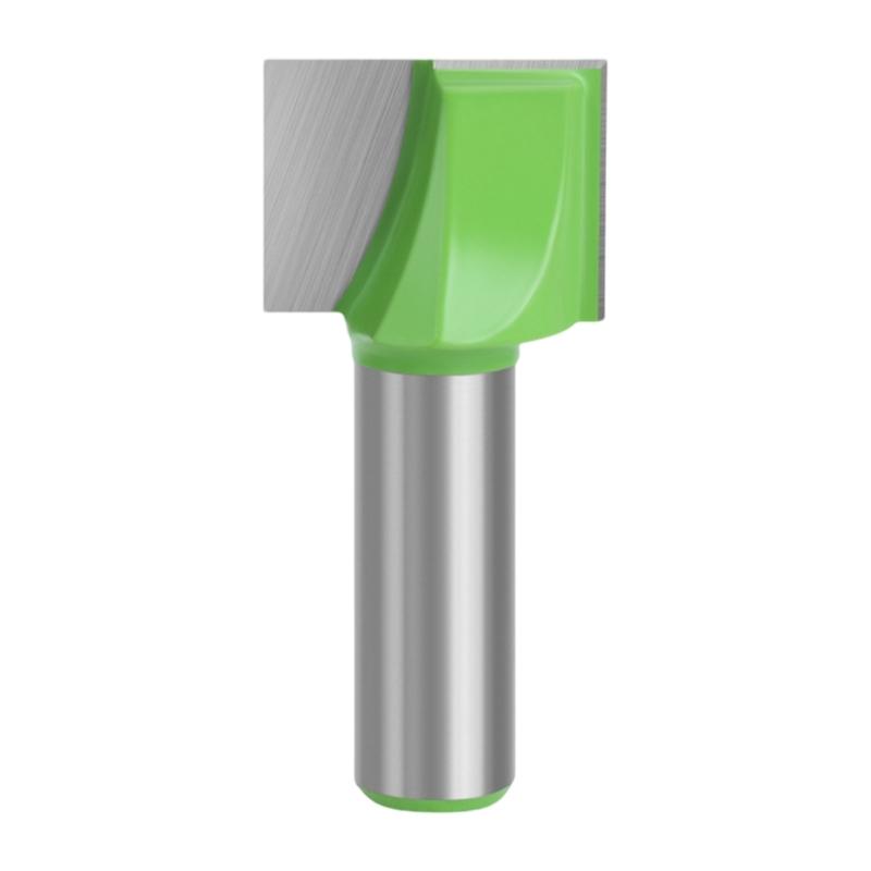 Durability Steel Tipped Bottom Cleaning Routers Bit for Efficient Woodworking Task with 1/2Inch Shank and Green Finishes